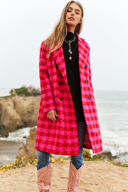 Textured coat hotsell