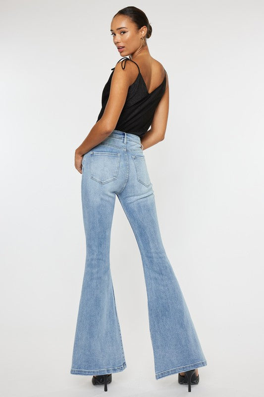 Bohemian Designer High RIse Super Flare Jeans