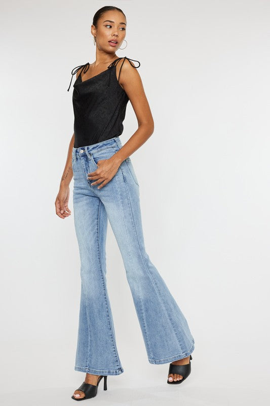 Bohemian Designer High RIse Super Flare Jeans