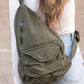 Boheman Oversized Canvas Sling Bag