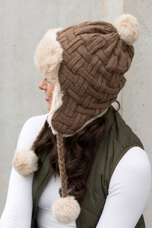 Boho hot sale winter hat