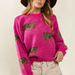 Bohemian Tiger Pattern Pullover Sweater