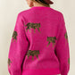 Bohemian Tiger Pattern Pullover Sweater