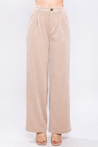 Bohemian Corduroy Trouser Pants