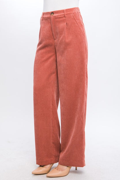 Bohemian Corduroy Trouser Pants