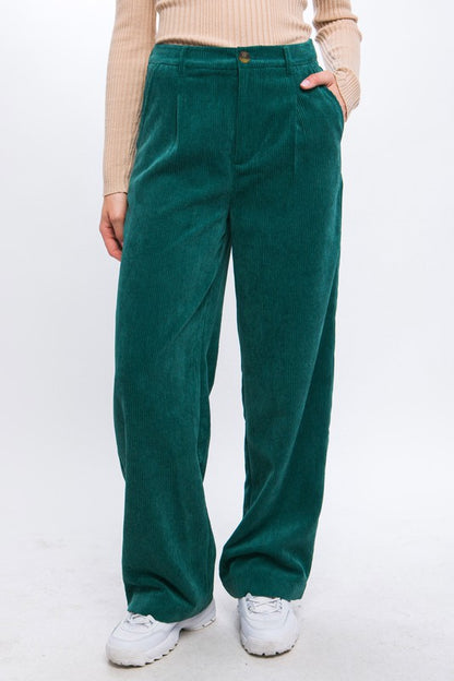 Bohemian Corduroy Trouser Pants