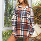 Bohemian Plaid Cozy Oversized Flannel Shirt