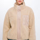 Bohemian Sherpa Puffer Full Zip Jacket