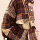 Bohemian Plaid Hailee Wool Blend Flannel Jacket