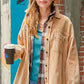 Bohemian Daisy Corduroy Oversized Jacket