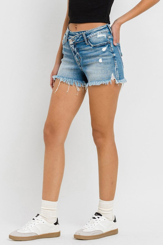 Oliver High Rise Shorts(Light Denim) – ootdfash