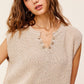 Bohemian Slouchy Cropped Extended Sleeve Sweater Top