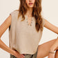 Bohemian Slouchy Cropped Extended Sleeve Sweater Top