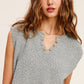 Bohemian Slouchy Cropped Extended Sleeve Sweater Top