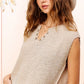 Bohemian Slouchy Cropped Extended Sleeve Sweater Top