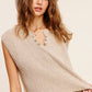 Bohemian Slouchy Cropped Extended Sleeve Sweater Top