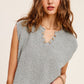 Bohemian Slouchy Cropped Extended Sleeve Sweater Top