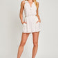 Bohemian Collared Sleeveless Romper