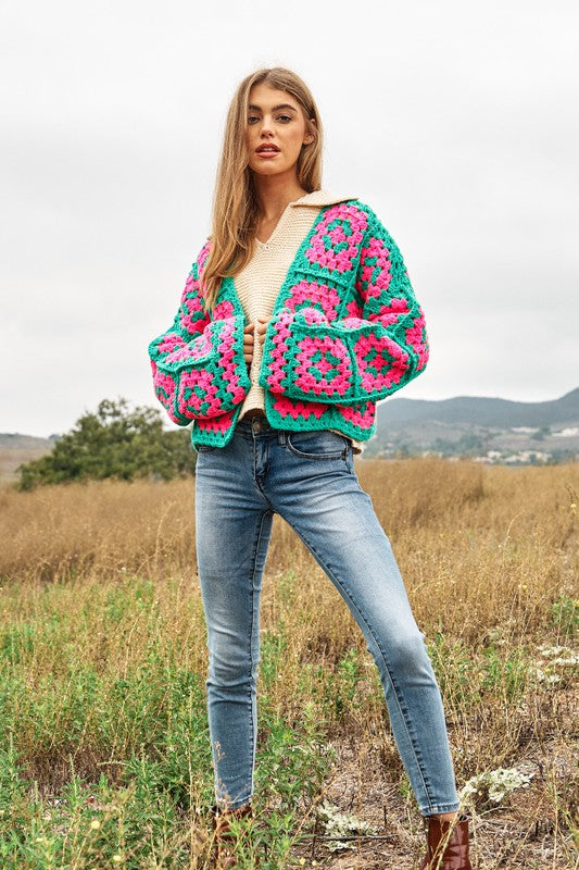 Bohemian cardigan hotsell