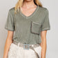 Bohemian POL Girly Meets Basic Short Sleeve Top