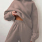 Women's Trendy Solid Color Hoody Sweatshirt and Sweatpants Set