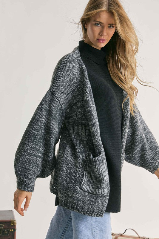 Boho Women's Solid Color Pocket Long Cardigan Sweater Coat – OliverandJade