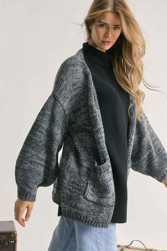 Bohemian Rock & Love Knit Long Sleeve Cardigan