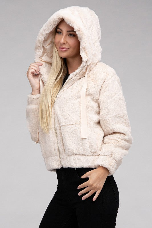 Fluffy hoodie hot sale forever 21