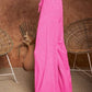 Bohemian Velvet Sleeveless Round Neck Top and Pants Set