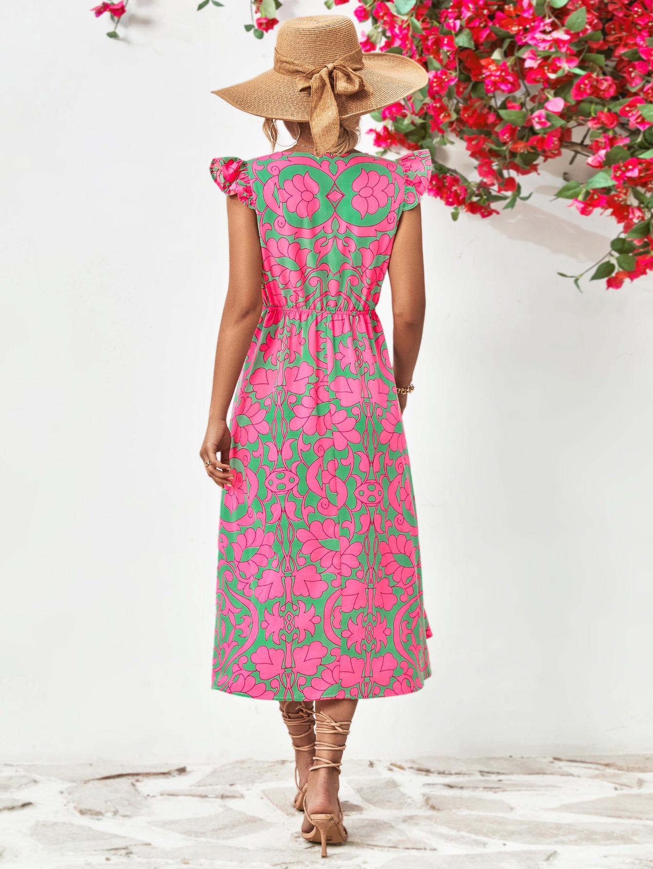 Warehouse paisley 2024 floral midi dress