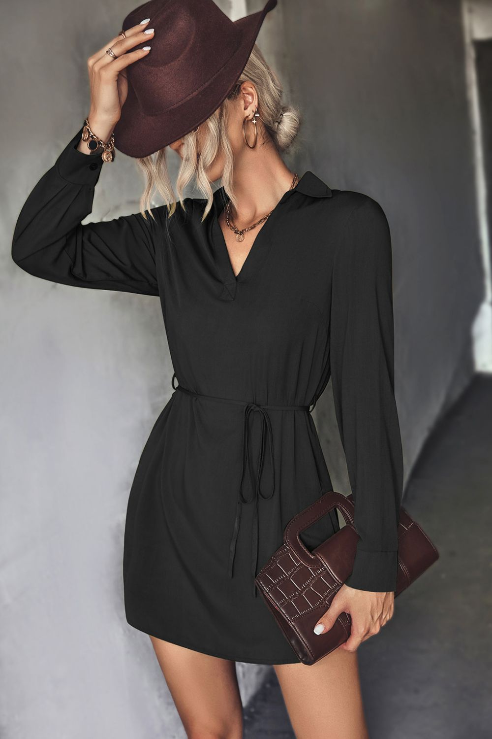 Express shop shirt dress